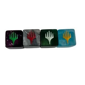 Magic the Gathering Dice Lot of 4 March of The Machine Spindown Life Counters 6D
